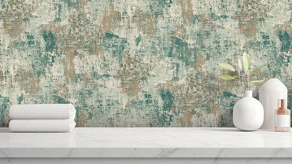 AH100193AH | Arthouse, Sergio Green Abstract Texture - Brewster Wallpaper - Image 3