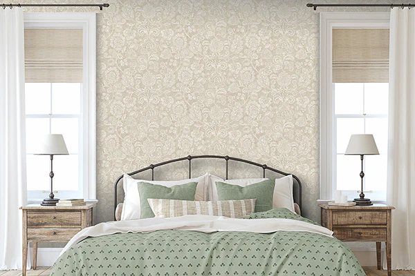 AH100194AH | Arthouse, Verity Neutral Jacobean Trail - Brewster Wallpaper - Image 2