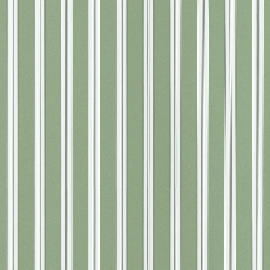 At10703 | Payton Stripe, Green - Anna French Wallpaper