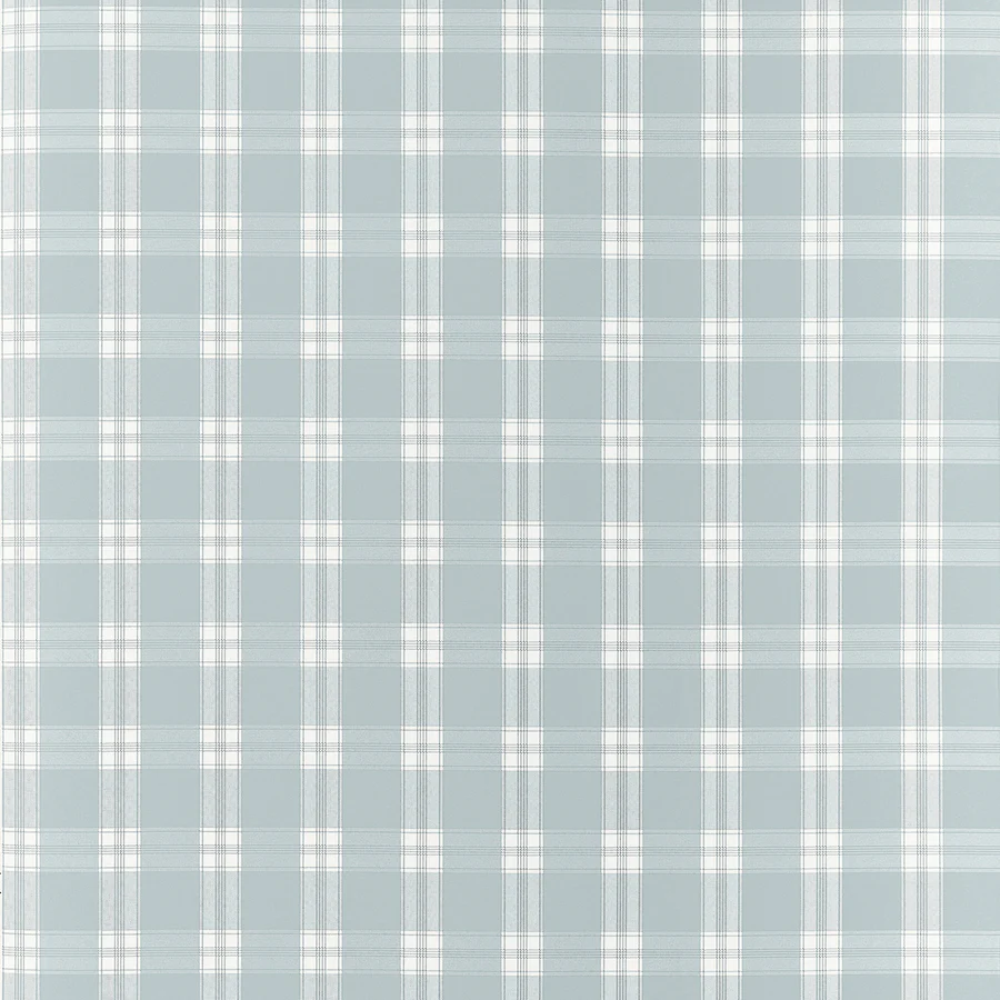 At10711 | Payton Check, Spa Blue - Anna French Wallpaper