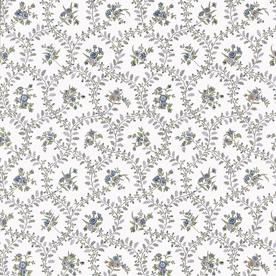 At10766 | Juliette Trail, Lavender And Blue - Anna French Wallpaper