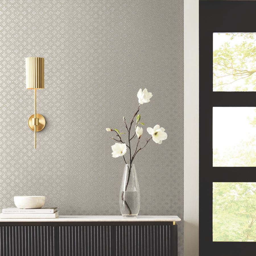 Df3337 | Decadence Ii, Uptown Glam Beige - Candice Olson Wallpaper - Image 2
