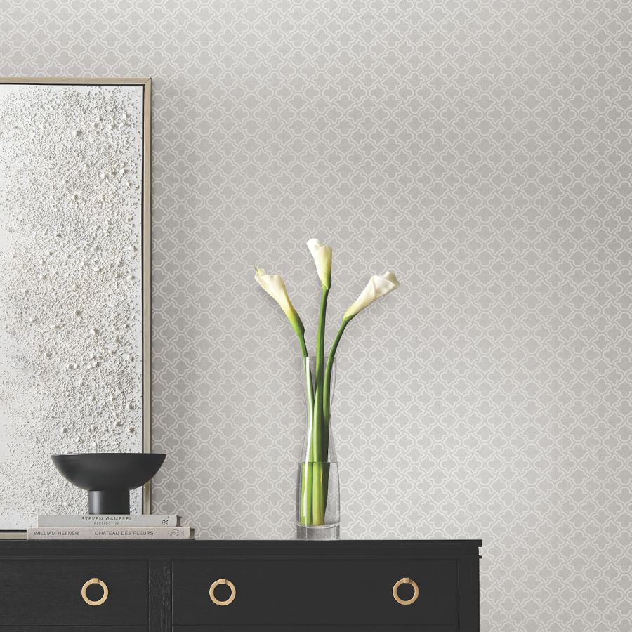 Df3339 | Decadence Ii, Uptown Glam White - Candice Olson Wallpaper - Image 3