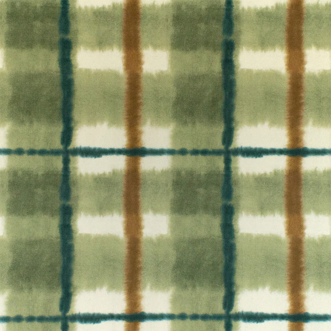 F6506 Aloe | Green, Check/Plaid - Greenhouse Fabric
