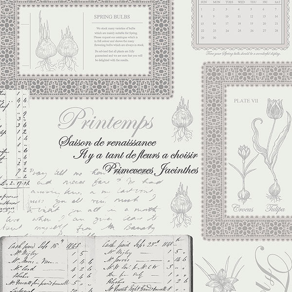 Fk34417 | Fresh Kitchens 5, Grey Novelty - Norwall Wallpaper