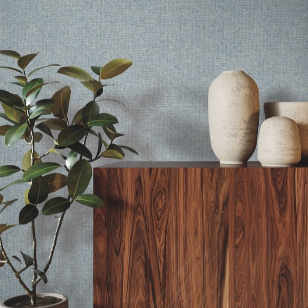 Grl88396 | Natural Palette Resource, Check Paperweave Autumn Sky - Ronald Redding Wallpaper - Image 2