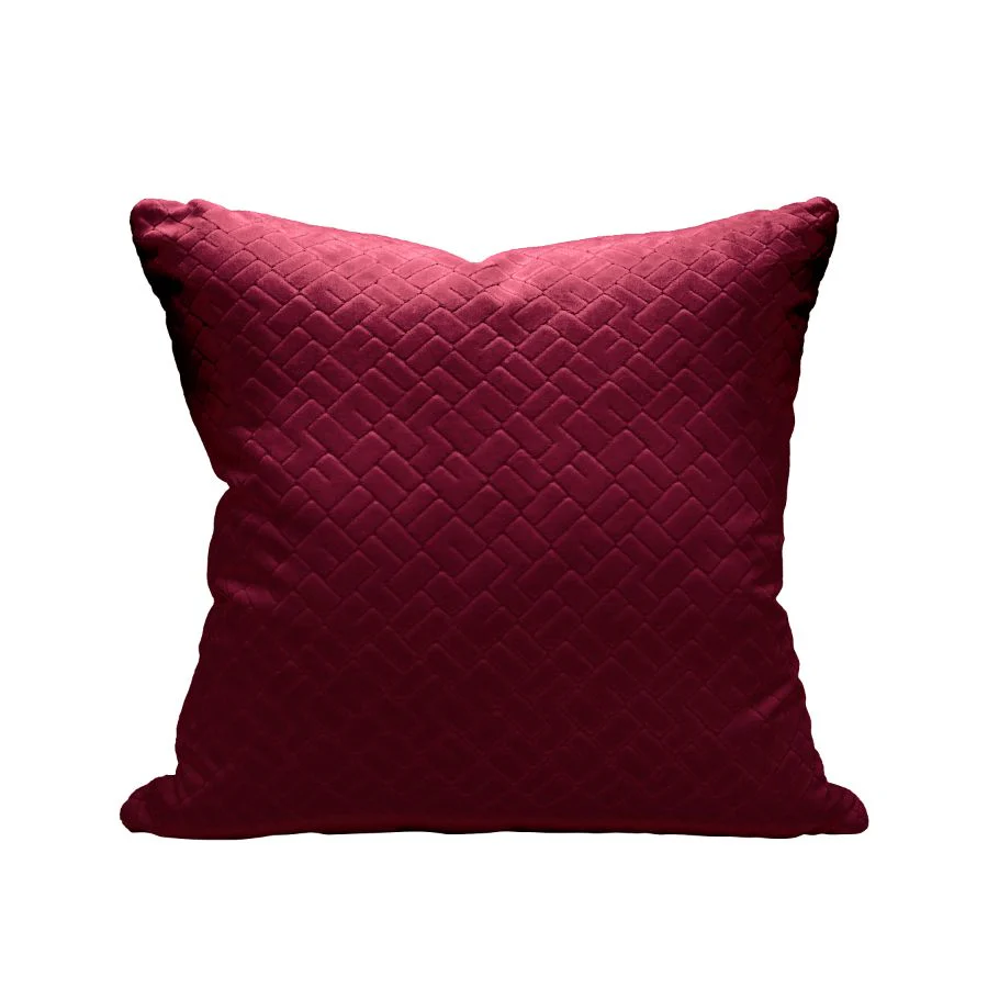 H0VALLRPILL0010 | Vallauris Velvet, Syrah - Scalamandre Pillows