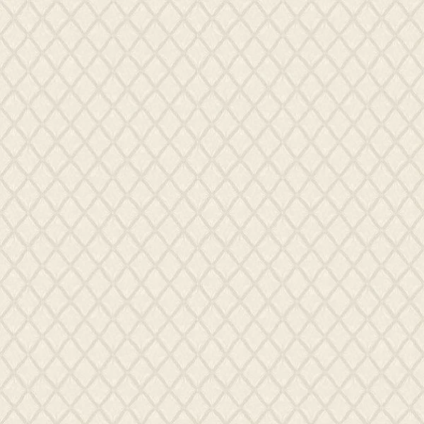 M95680 | Medley, Santina White & Silver Trellis - Brewster Wallpaper