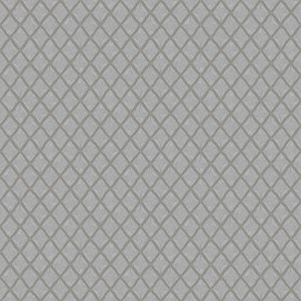 M95681 | Medley, Santina Natural & Grey Trellis - Brewster Wallpaper