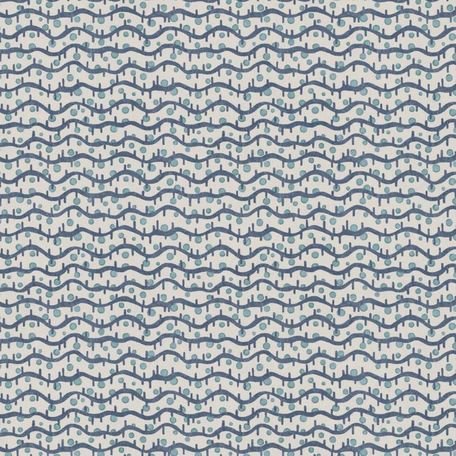 P2026105-513 | Seedling Paper, Blue Geometric - Lee Jofa Wallpaper - P2026105.513.0