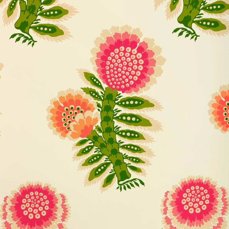 P8025111-73 | Kumaly, Spring Floral - Brunschwig & Fils Wallpaper - P8025111.73.0