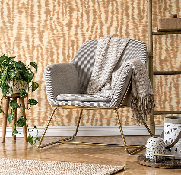 PK333442 | Medley, Hartmann Rust Stripe Texture - Brewster Wallpaper - Image 3