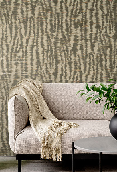 PK333443 | Medley, Hartmann Brown Stripe Texture - Brewster Wallpaper - Image 2