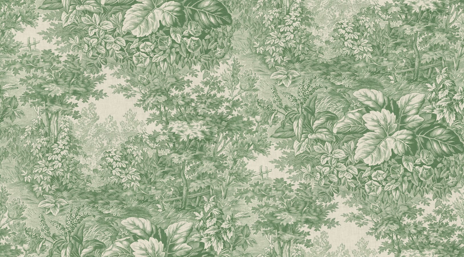 S10403 | Forest Toile, Green - Sandberg Mural - Image 2