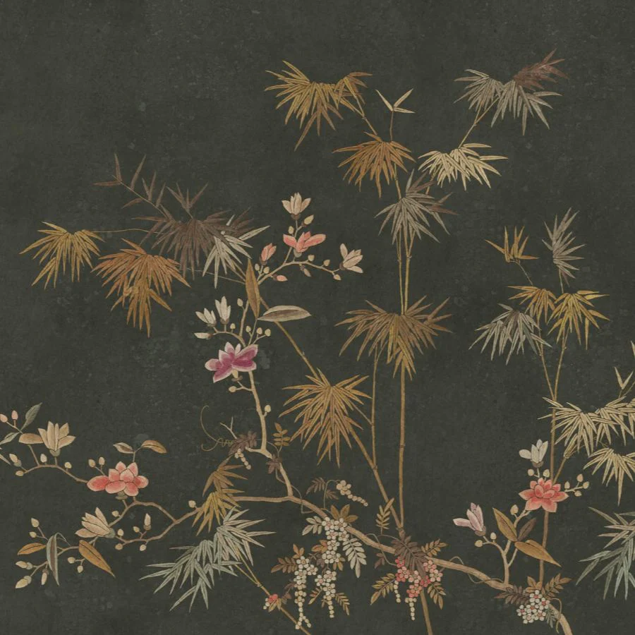 S10423 | Bamboo Grove, Dark - Sandberg Mural