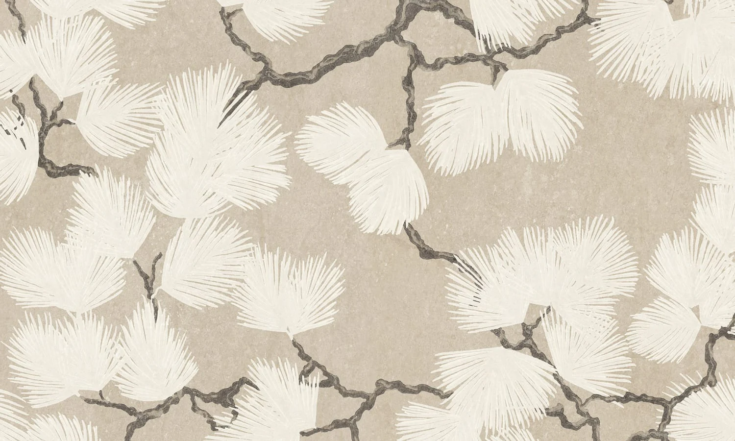 S10487 | Pine Mural, Beige - Sandberg Mural - Image 2