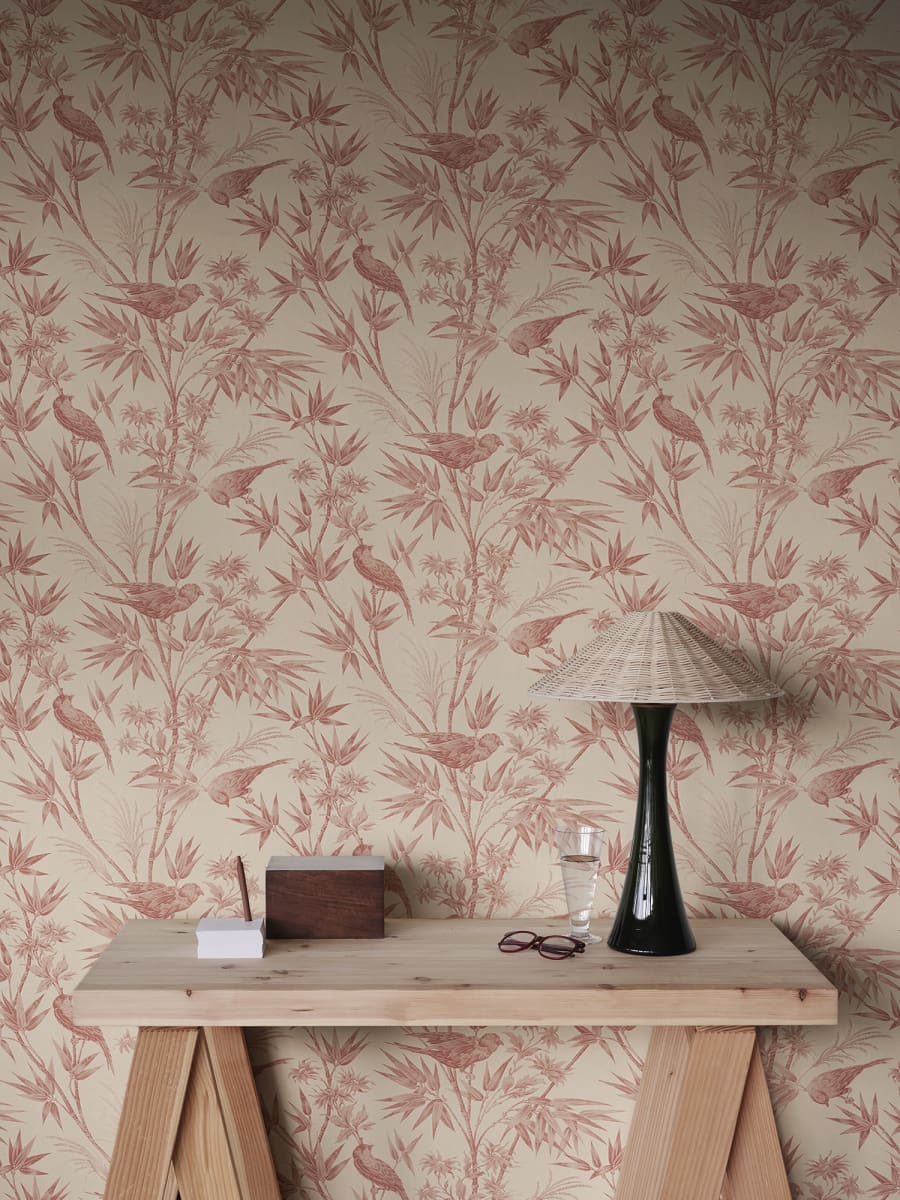 S10620 | Celeste, Red - Sandberg Wallpaper - Image 2