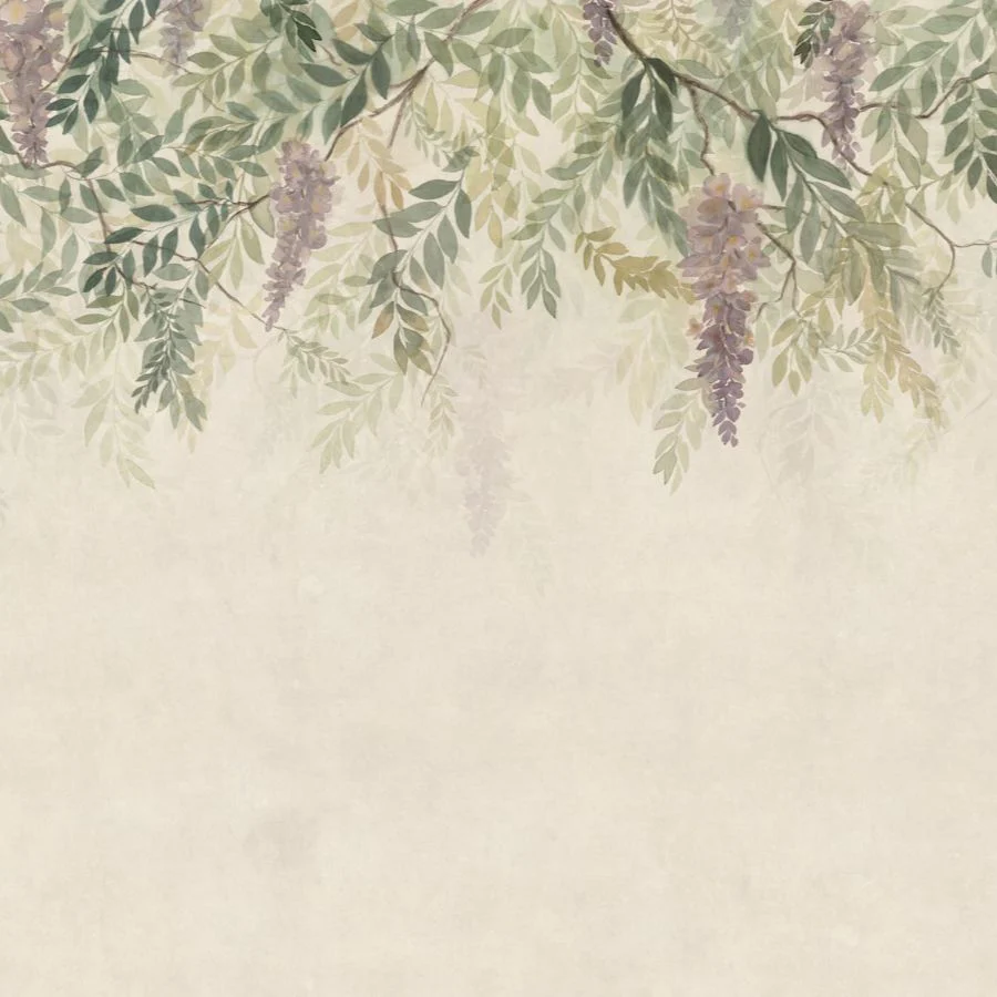 S10657 | Wisteria, Green - Sandberg Mural
