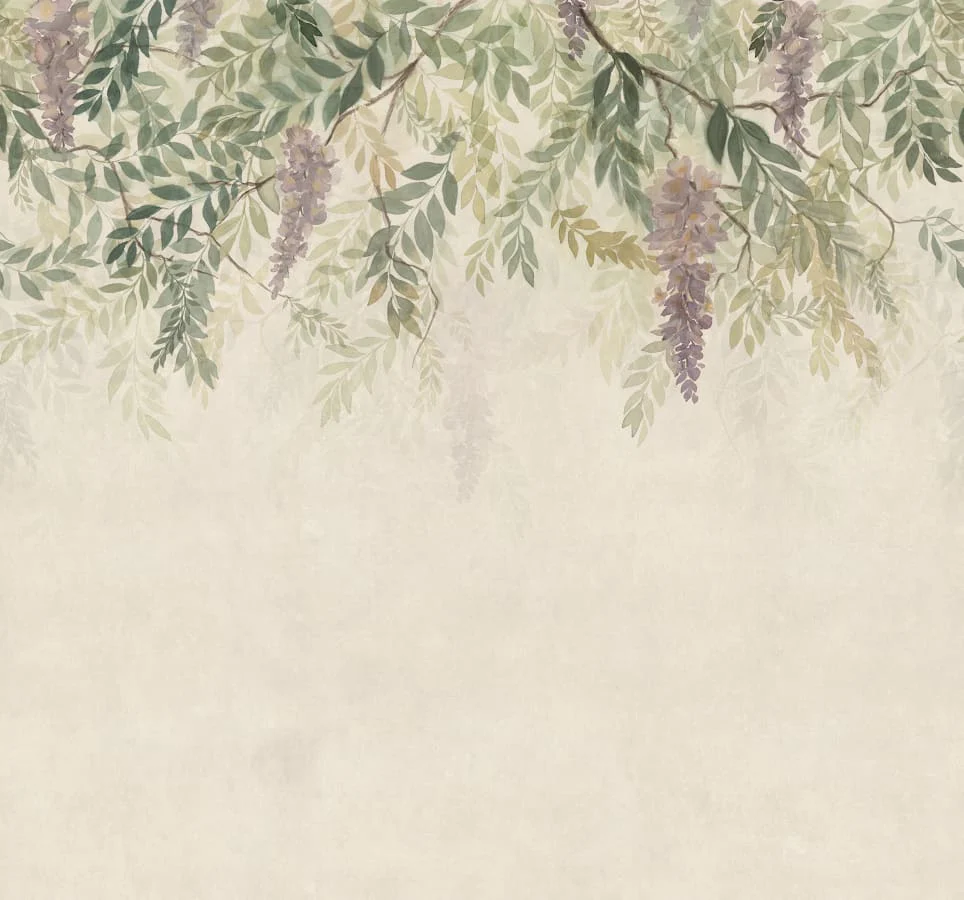 S10657 | Wisteria, Green - Sandberg Mural - Image 2