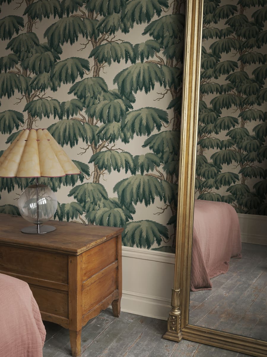 S10662 | Alba, Emerald - Sandberg Wallpaper - Image 2