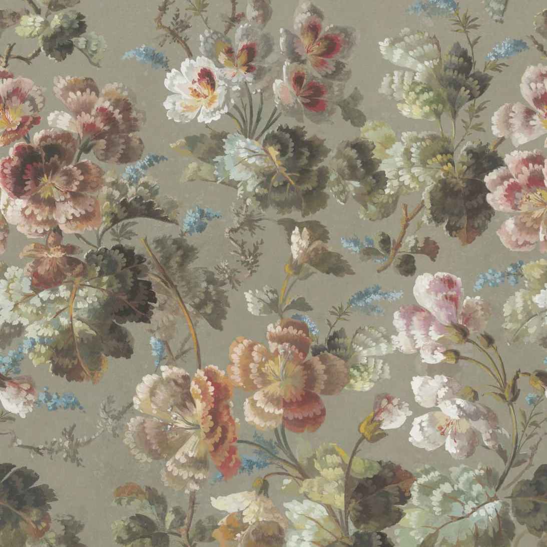 S10682 | Ines, Sage Green - Sandberg Mural