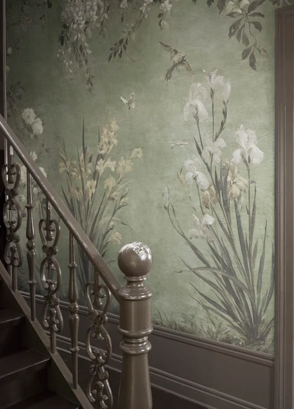 S10815 | Nicola, Sage Green - Sandberg Mural - Image 3
