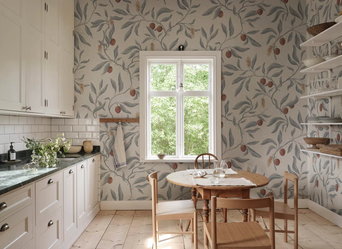 S10846 | Vinnie Mural, Misty Blue - Sandberg Mural - Image 2