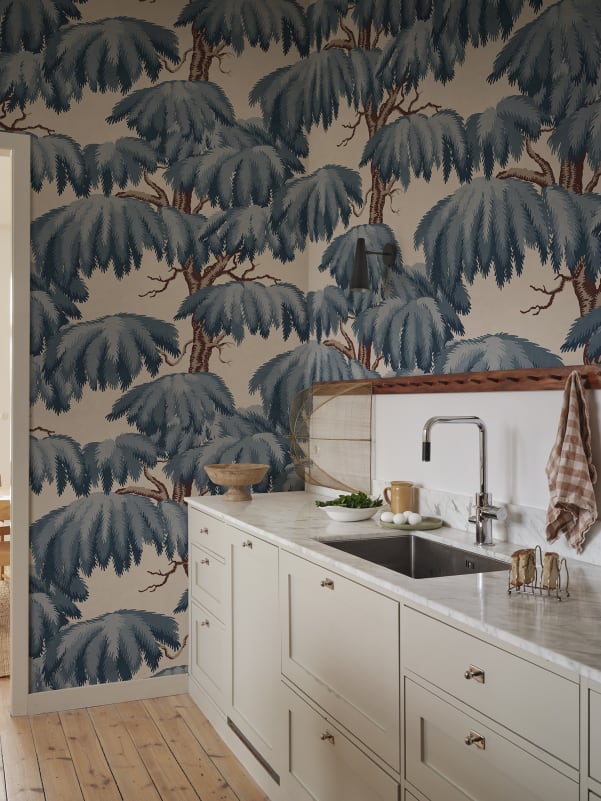 S10899 | Alba Mural, Blue - Sandberg Mural - Image 3