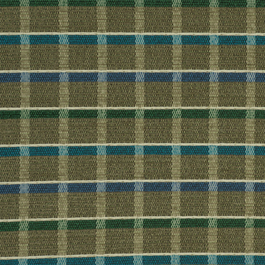 S7786 Firtree | Check/Plaid, Green - Greenhouse Fabric