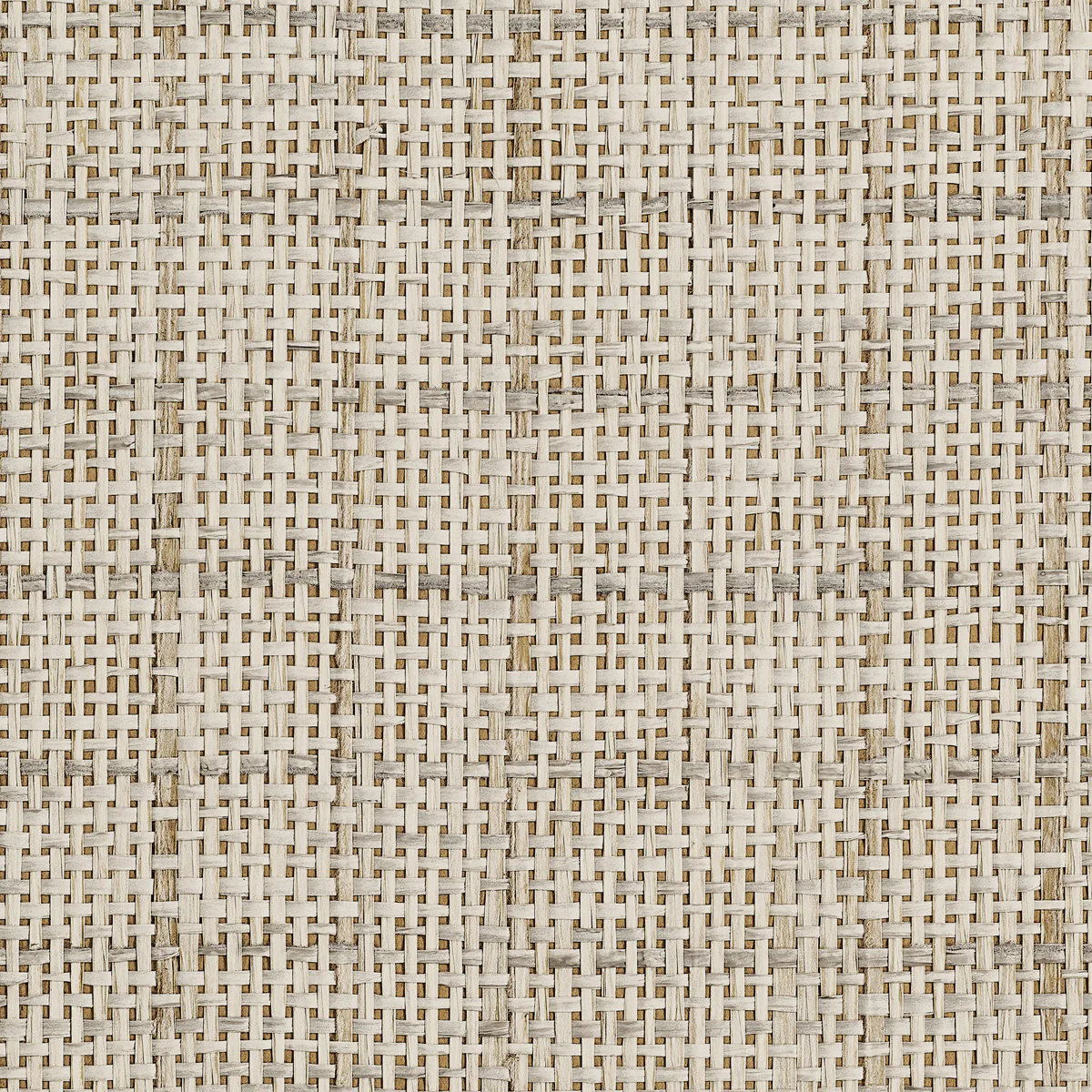 Sample - 10483 | Graceful Grid - Ecru - Phillip Jeffries Wallpaper
