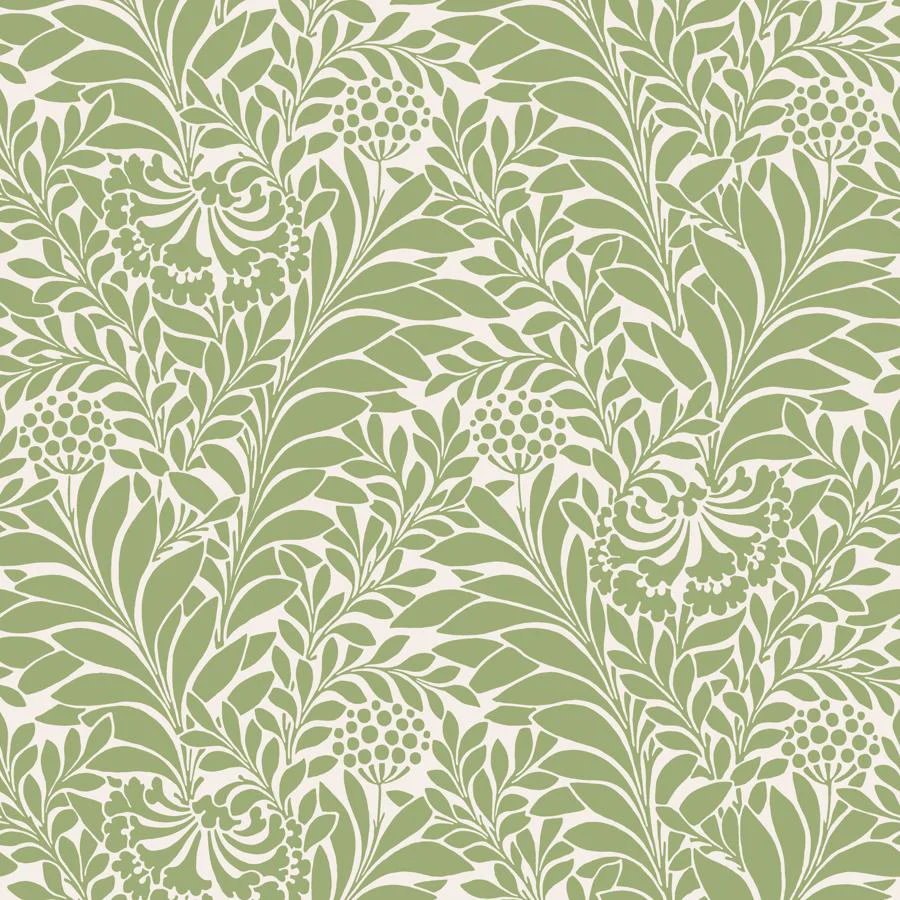 Sample - 127/5024 | Honeysuckle, Spring Green Botanical - Cole & Son Wallpaper