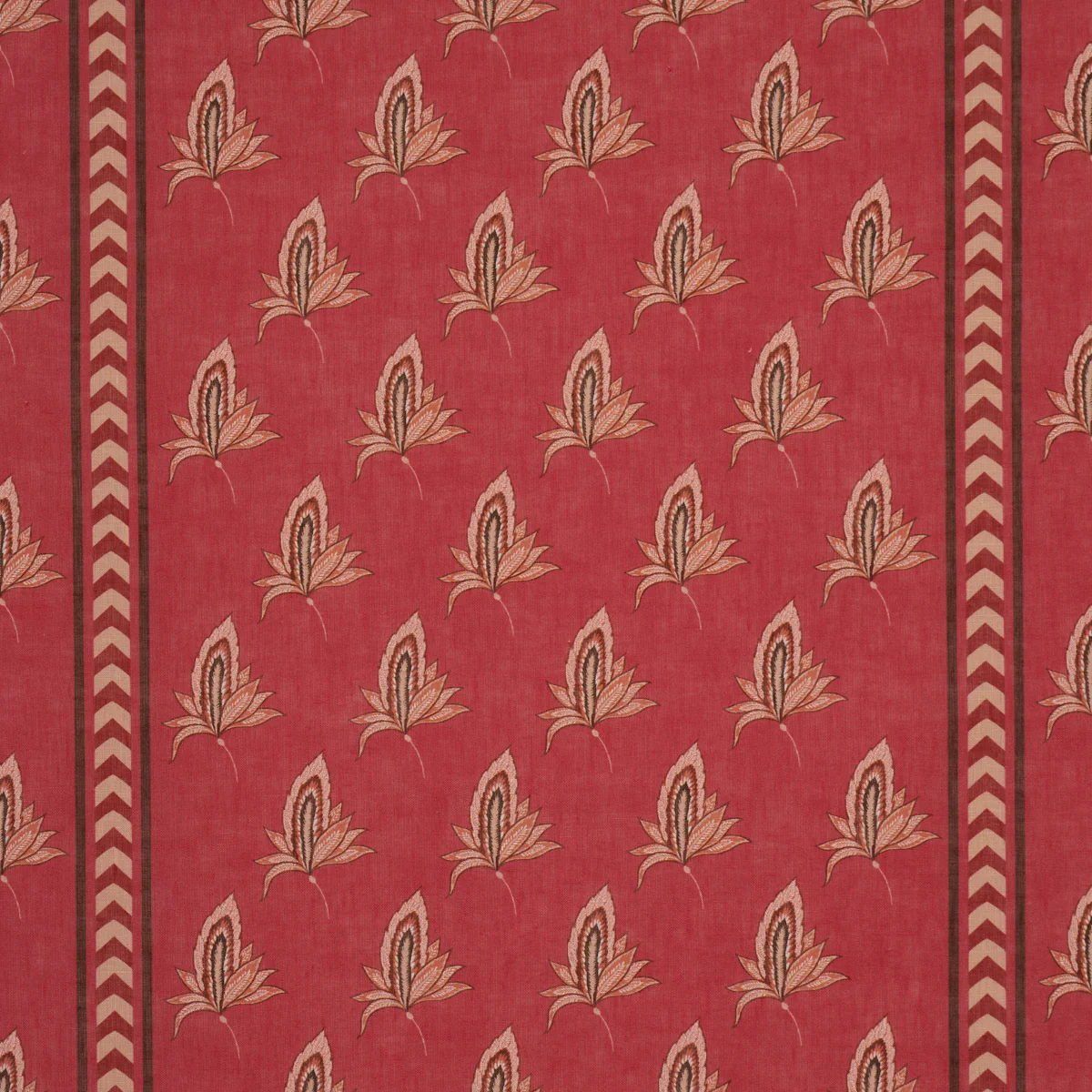 Sample - 182601 | Bangalore Imagination, Rouge - Schumacher Fabric