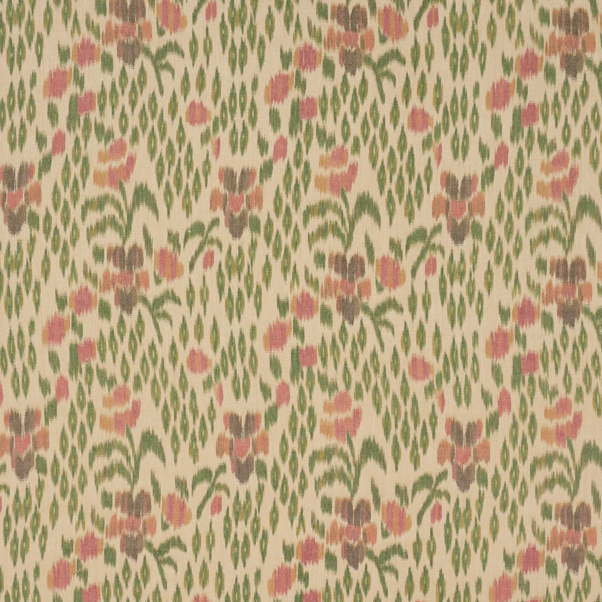 Sample - 182730 | Leonora Warp Print, Jewel - Schumacher Fabric