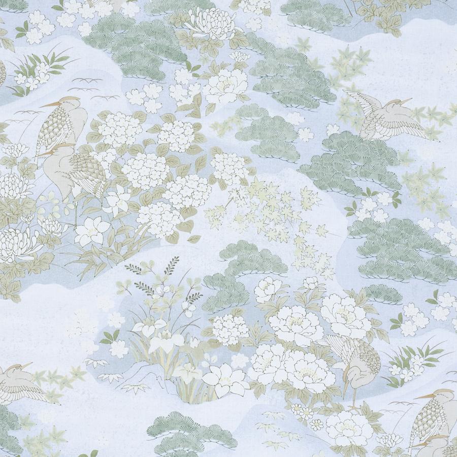 Sample - 182870 | Golden Hills, Sky - Schumacher Fabric