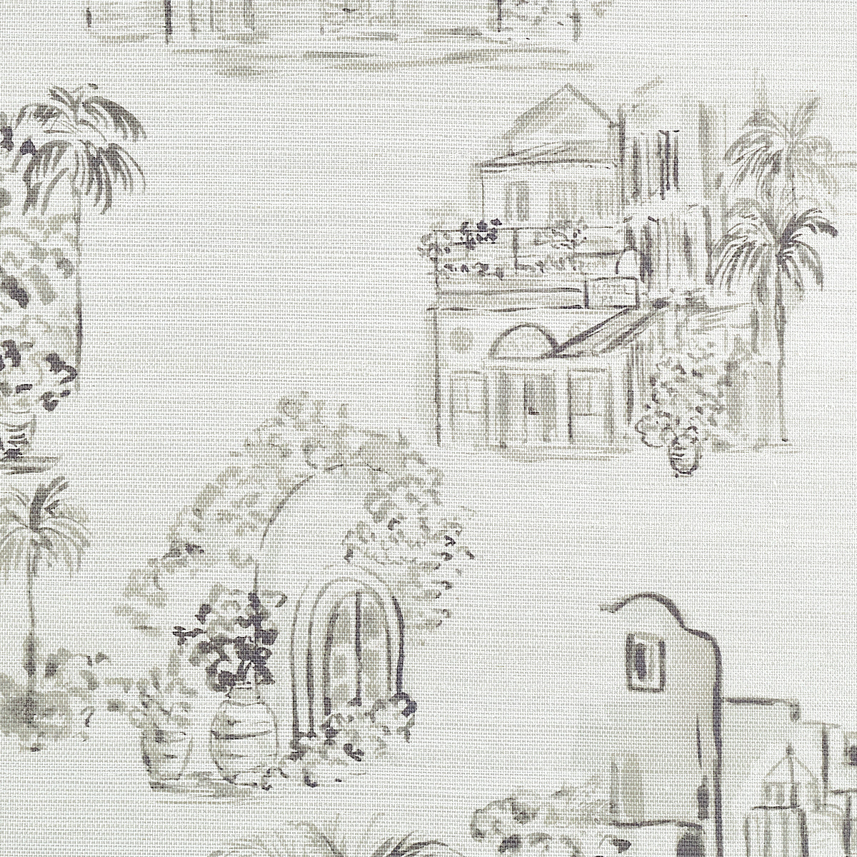 Sample - 28900 | Toulouse Toile - Shadow Dreams - Phillip Jeffries Wallpaper