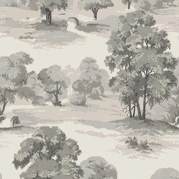 Sample - 4164-M1831 Advantage Wallpaper, Sherwood Grey Glade Westbury Forest