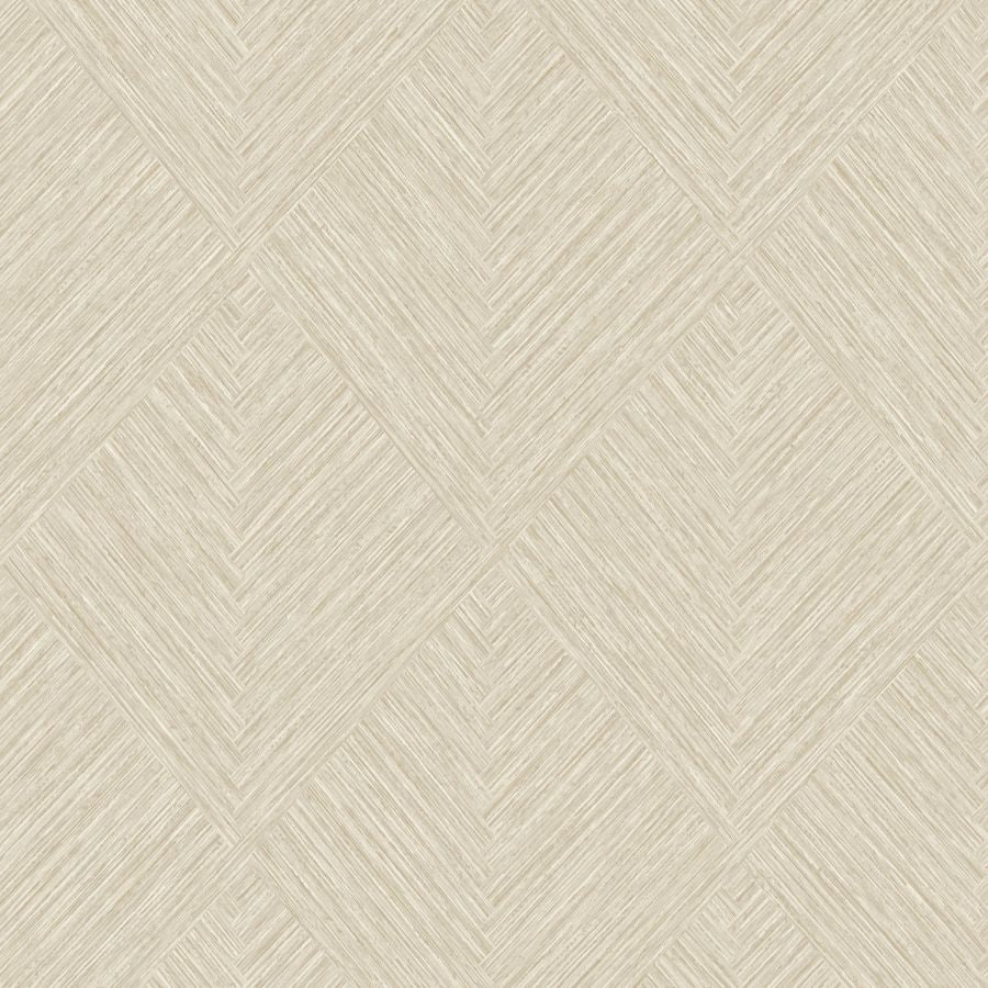 Sample - 4191-83045 Chesapeake Wallpaper, Hollis Taupe Textured Diamond Kitchen & Bath
