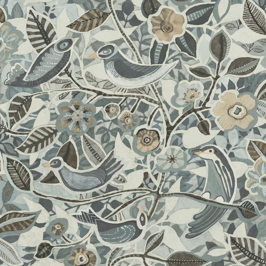 Sample - 4197-27886 A-Street Wallpaper, Manette  Kaleidoscope