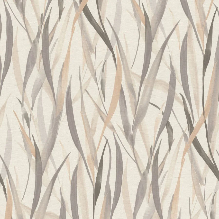 Sample - 4202-330205 A-Street Wallpaper, Willoughby Neutral Fronds Springhill