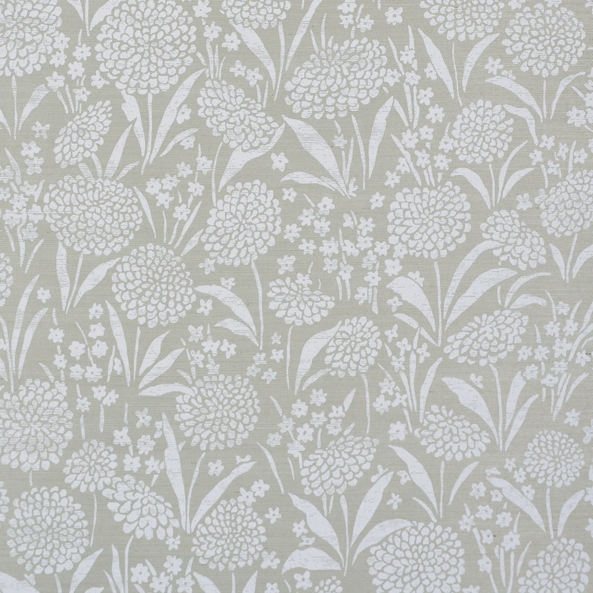 Sample - 5009783 | Chrysanthemum Sisal, Seaglass - Schumacher Wallpaper