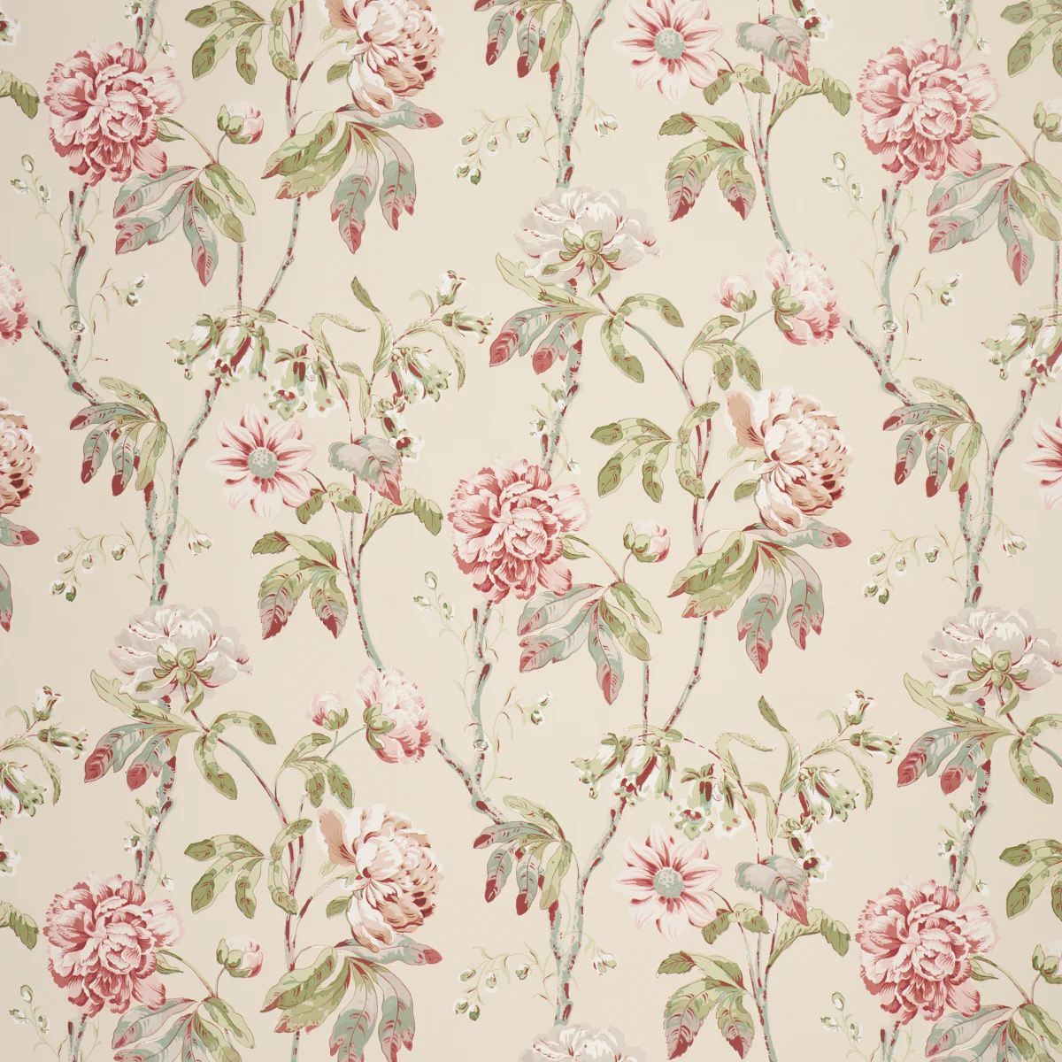 Sample - 5011404 | Daydream, Pink - Schumacher Wallpaper