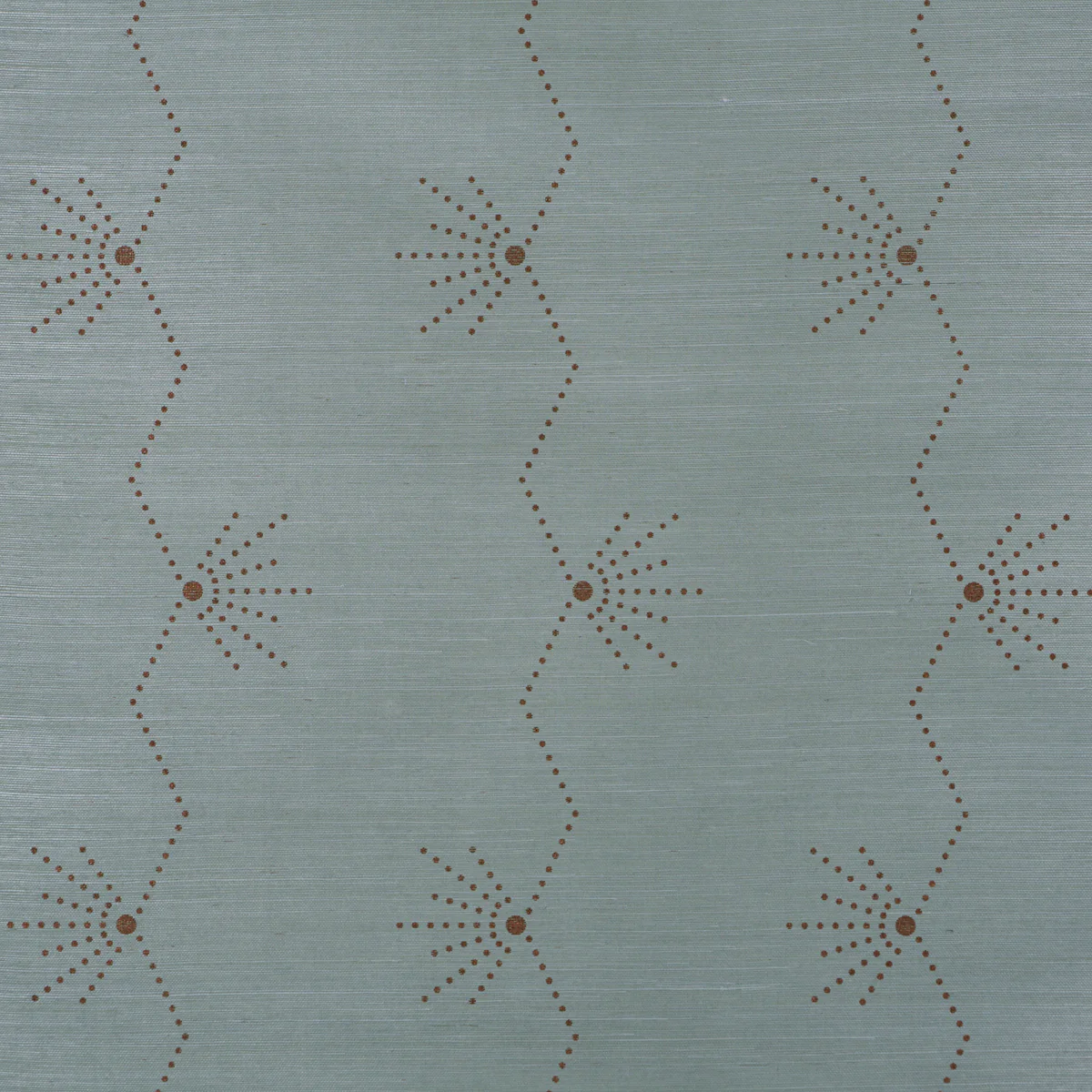 Sample - 5016722 | Royere Stripe Sisal, Seaglass - Schumacher Wallpaper