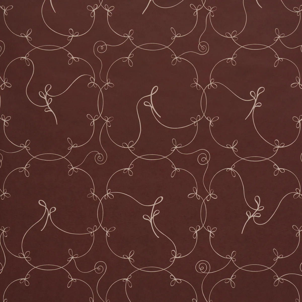 Sample - 5017850 | Broderie, Bordeaux - Schumacher Wallpaper