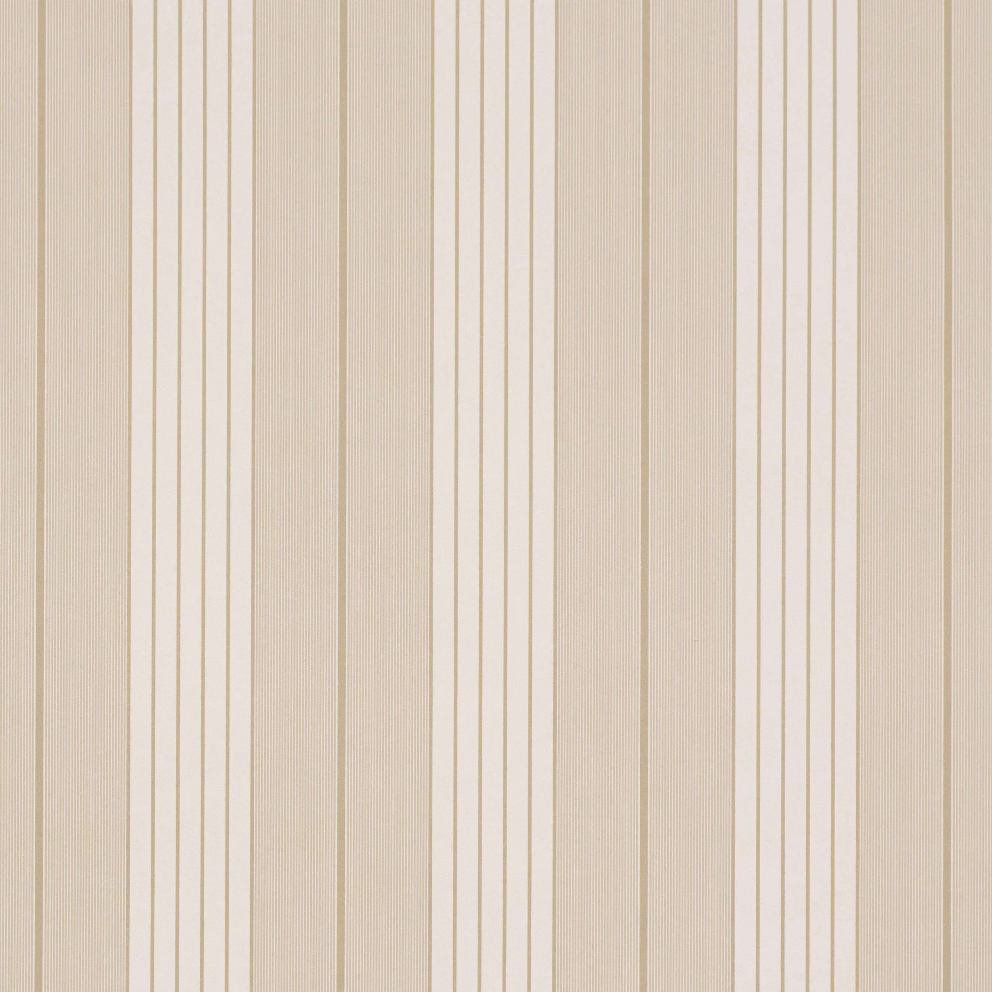 Sample - 5018183 | Audrey Stripe, Sand - Schumacher Wallpaper