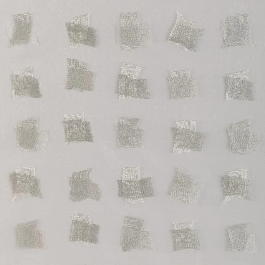 Sample - 6022144.11.0 | Dynamic Duo, Platinum - Donghia Fabric