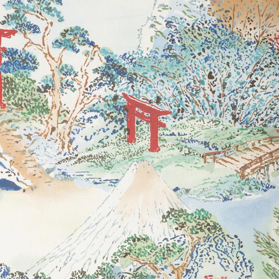 Sample - 8025117.195.0 | Meiji Print, Grand Voyage - Brunschwig & Fils Fabric