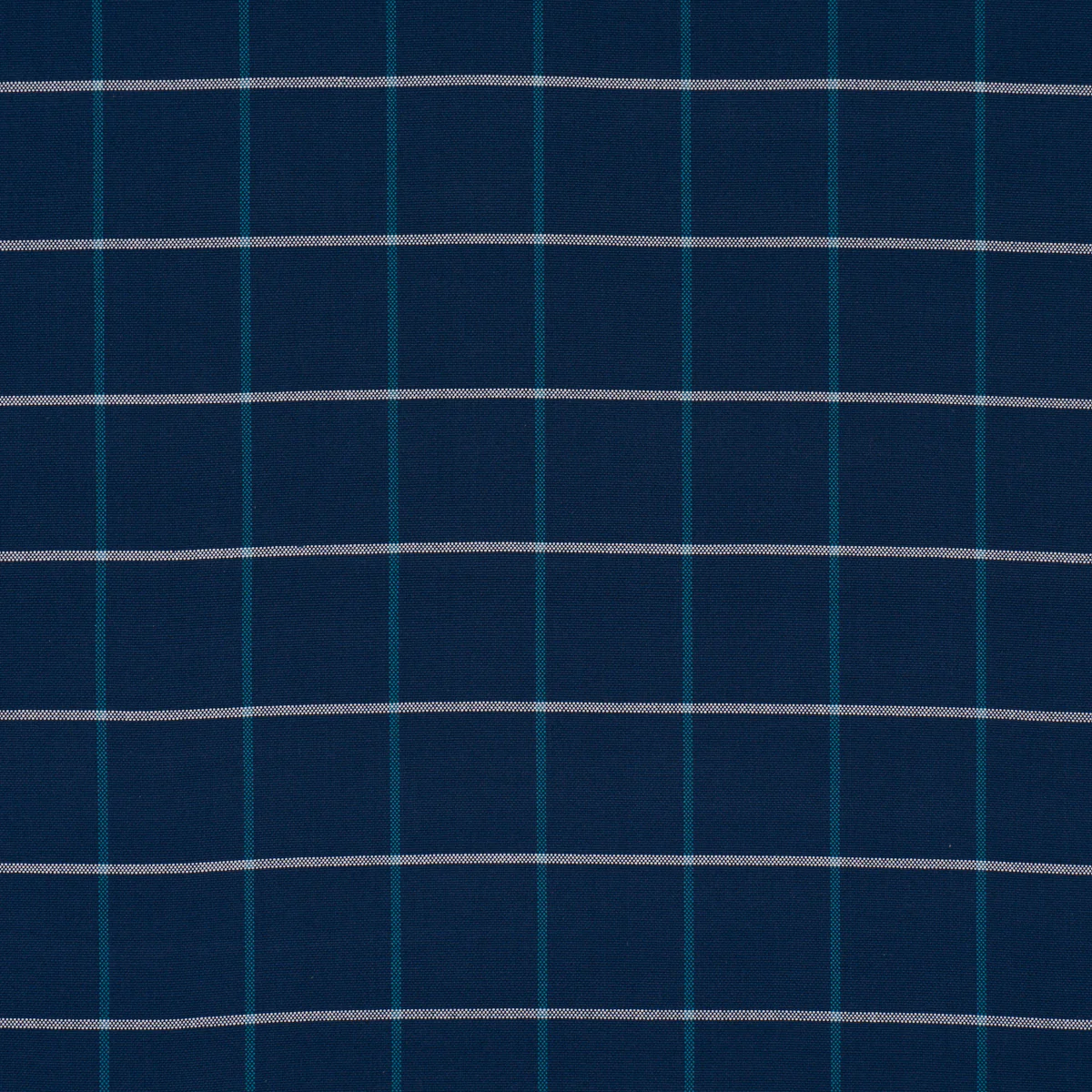 Sample - 83787 | Frannie Windowpane, Navy - Schumacher Fabric