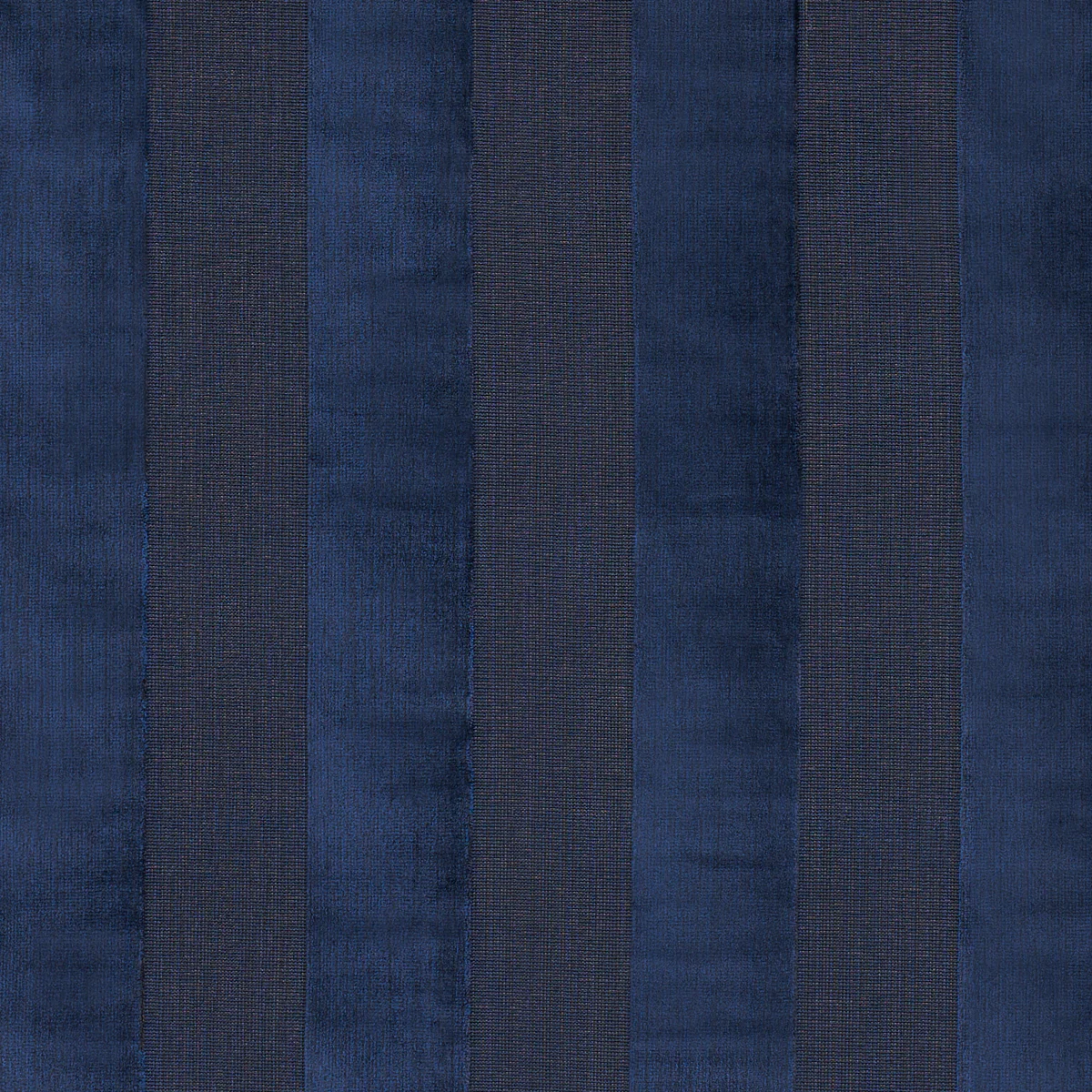 Sample - 84872 | Cunard Strié Velvet, Sapphire - Schumacher Fabric