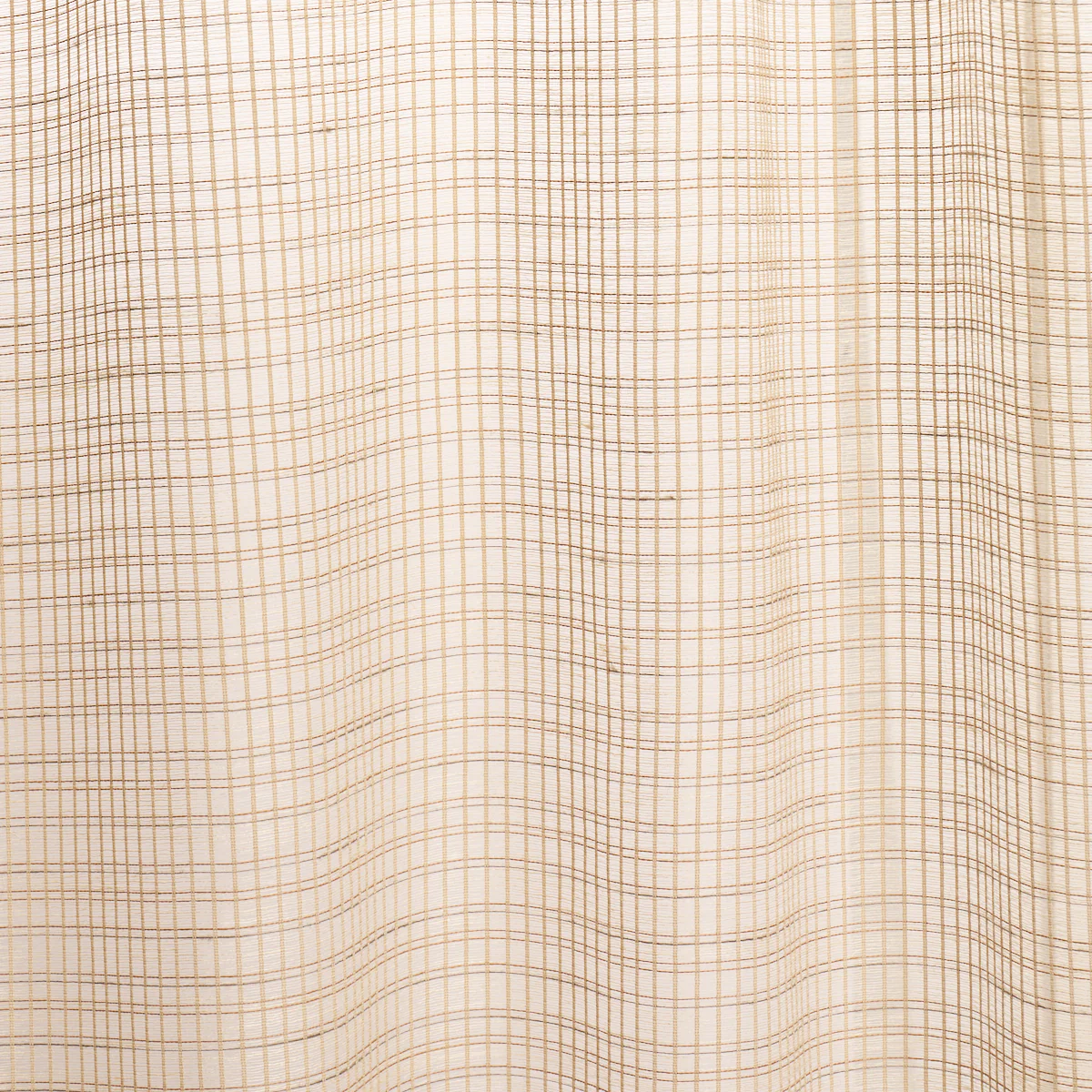 Sample - 86051 | Payton Linen Sheer Grid, Natural - Schumacher Fabric