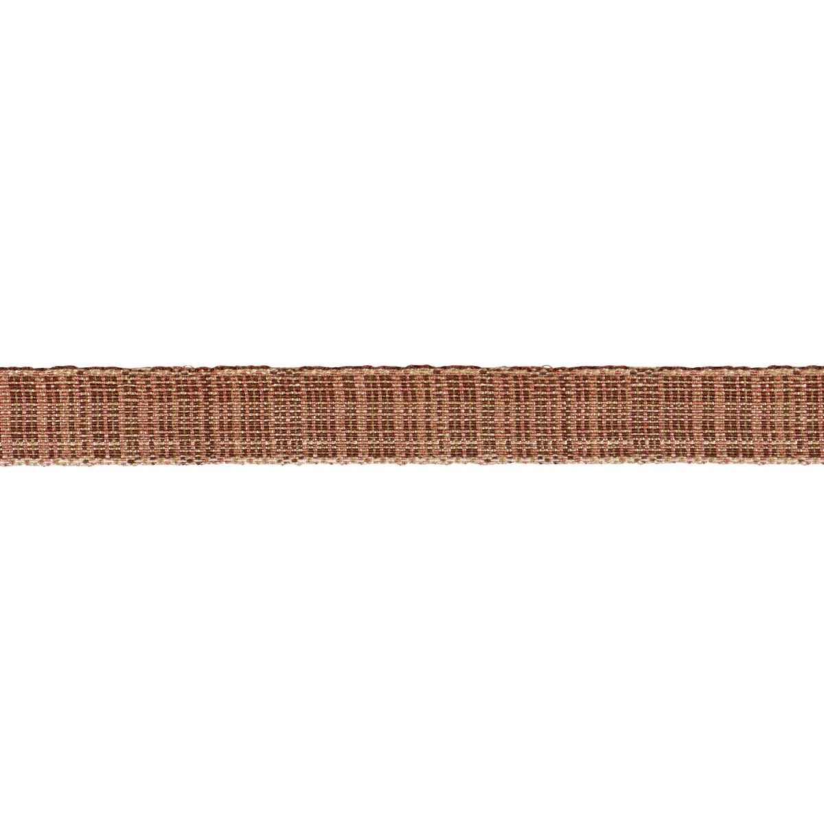 Sample - 86204 | Tweed Tape Narrow, Brown - Schumacher Trim